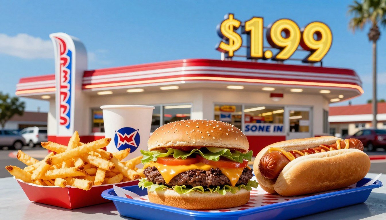Sonic $1.99 Menu