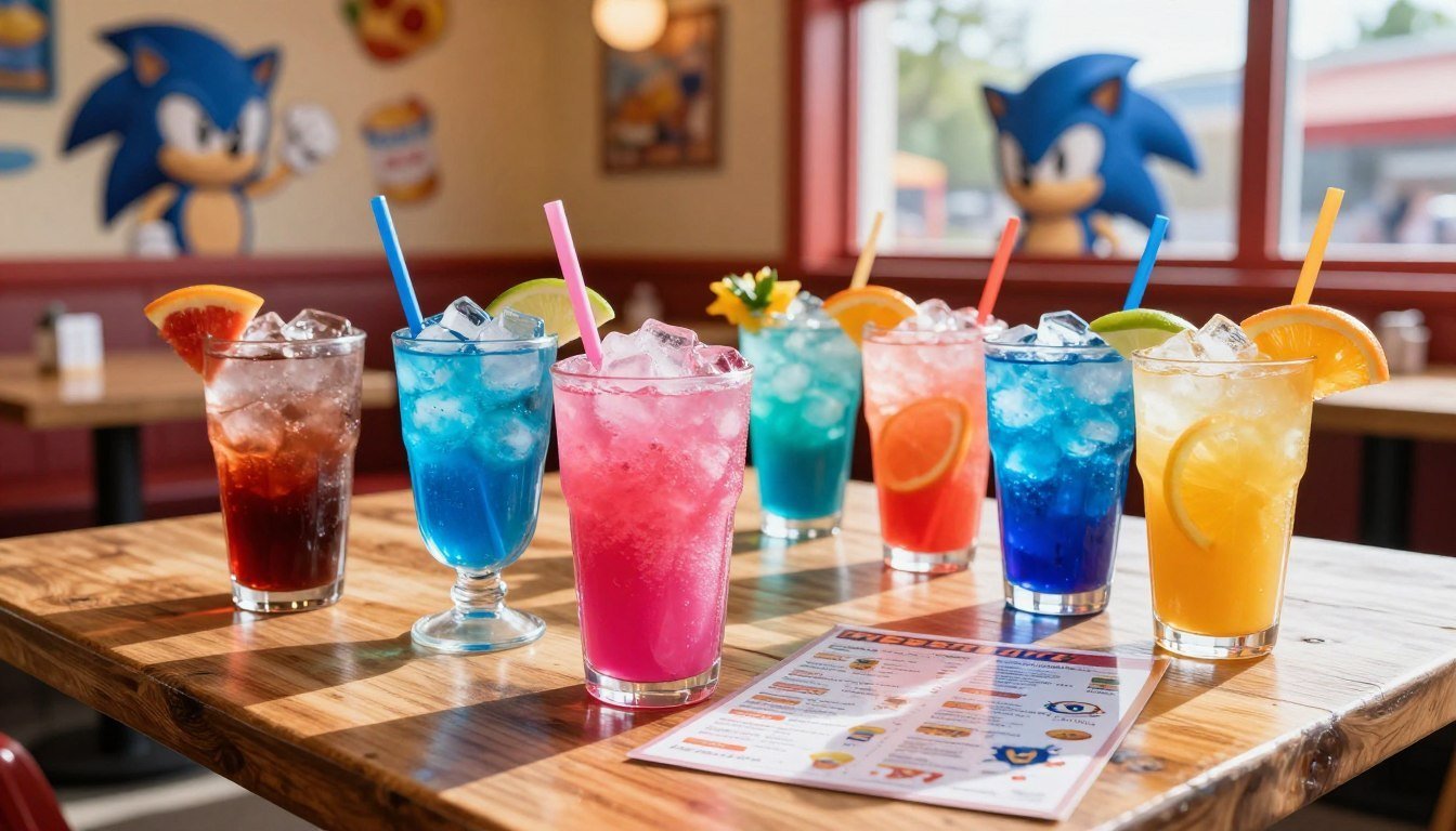 Sonic Drink Menu